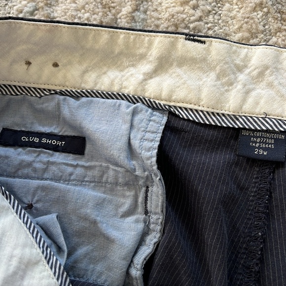 J. Crew Club Short 29” 9.5” inseam blue striped - Picture 7 of 8